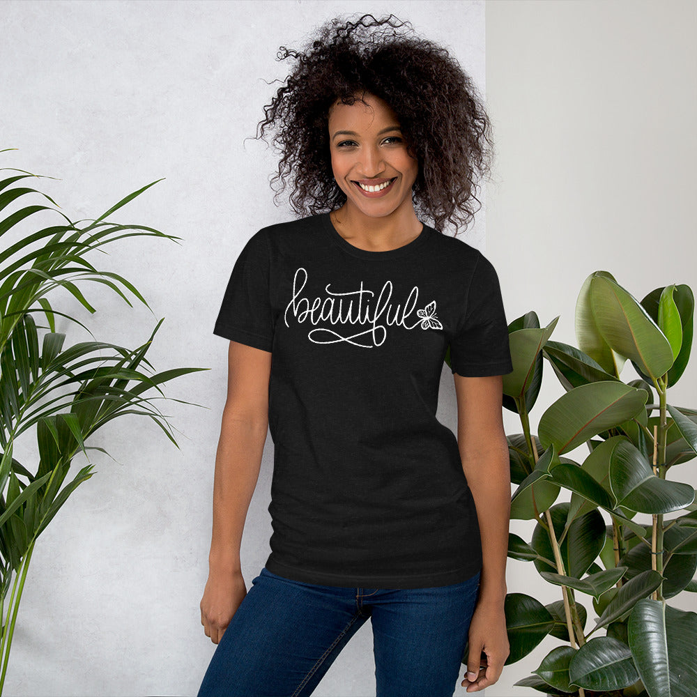 Unisex t-shirt - Beautiful with Butterfly