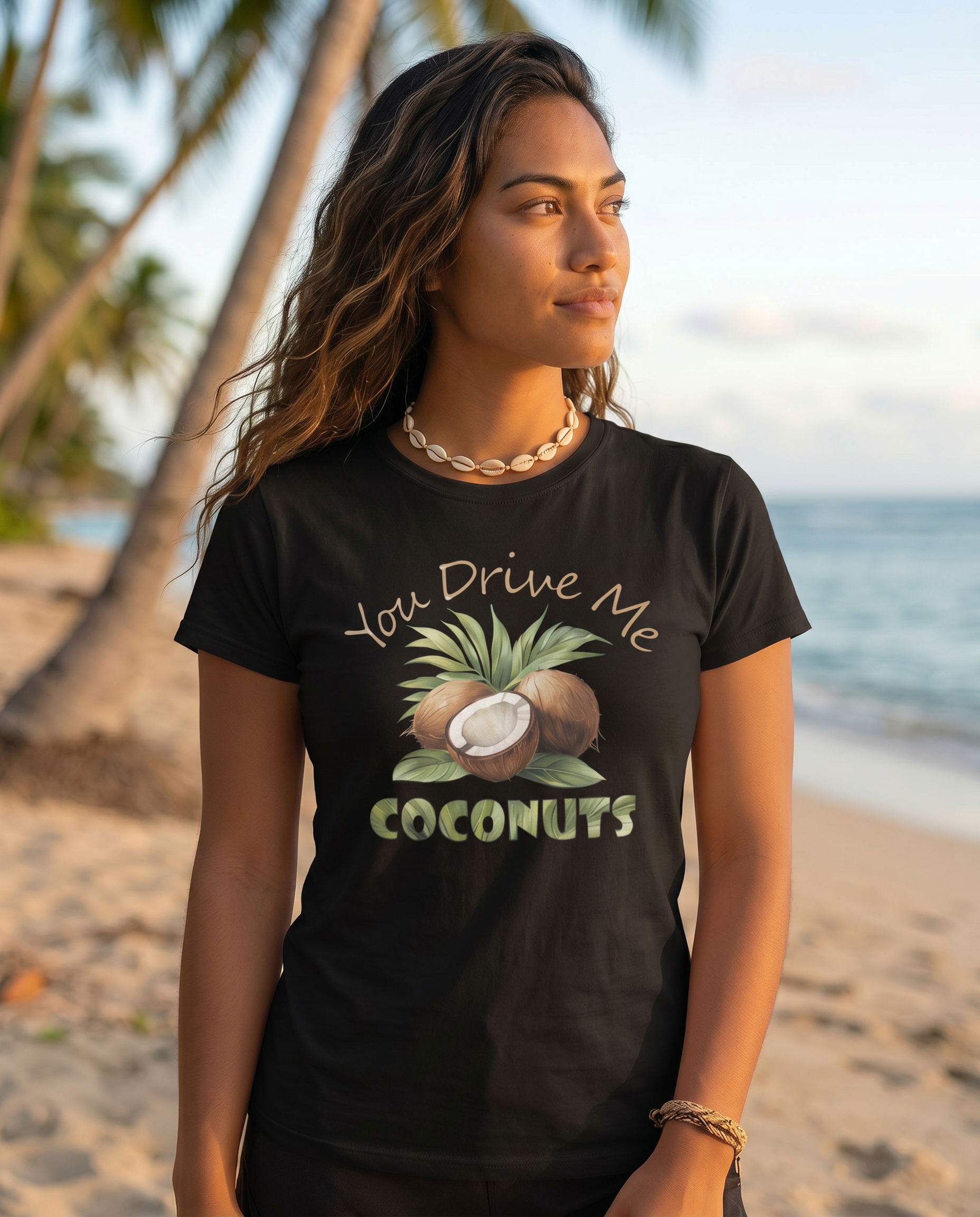 You Drive Me Coconuts Tee lifestyle product image by JAN Creations
