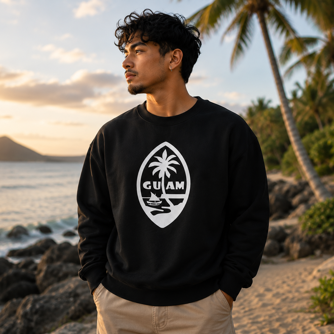 Guam Island Roots Crewneck Sweatshirt product image by JAN Creations