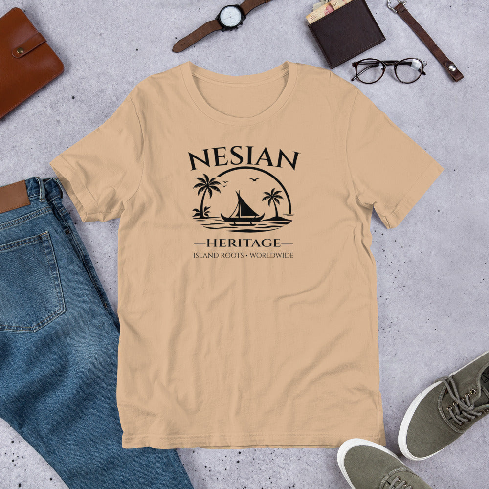 Tan Nesian Heritage Premium T-Shirt product mockup by JAN Creations