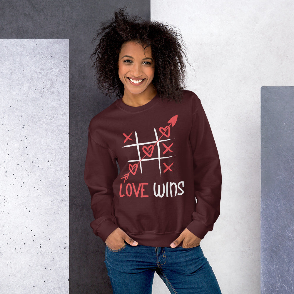 Unisex Sweatshirt - Love Wins
